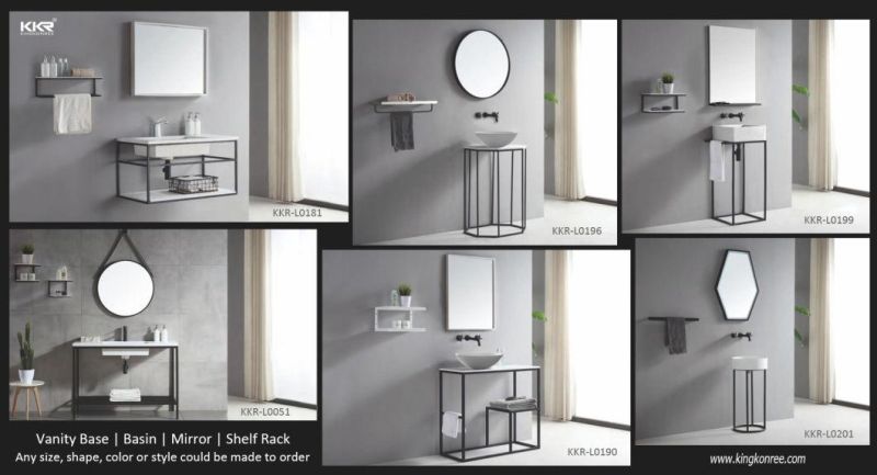 Fancy Design Bathroom Wall Mounted Glass Smart LED Mirror