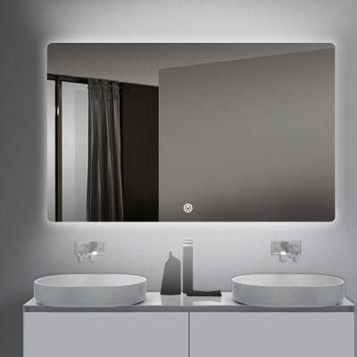 Modern LED Illuminated Backlit Switch Touch Wall Hung Bathroom Vanity Smart Mirrors Light
