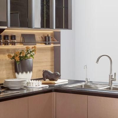 Base Unit OEM Light Grey Modern Wooden Pattern Casual Cabinets Detached Kitchen Cabinet Kitchen Cabinets