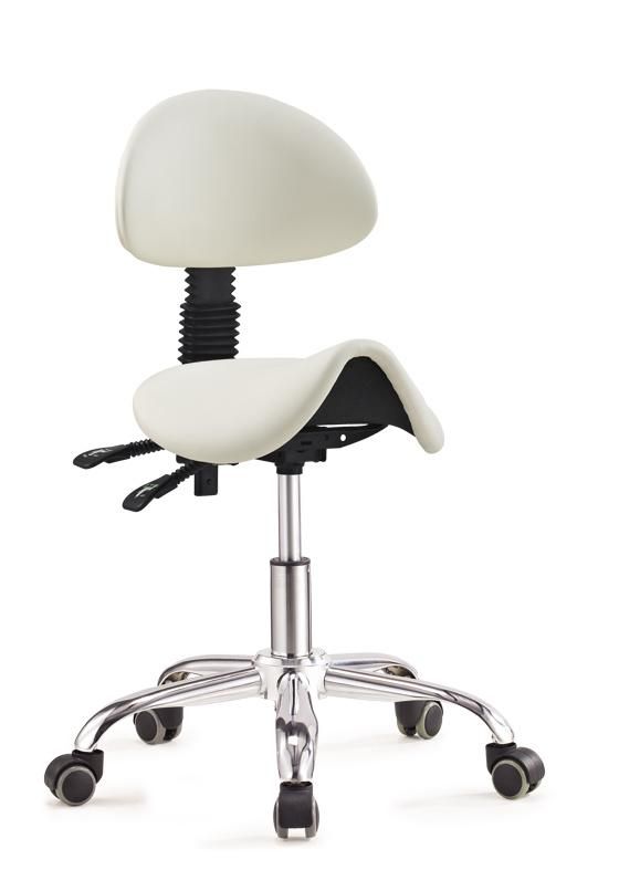 Hot Sell Ergonomic Saddle Stool Office Chair with Adjutable Backrest