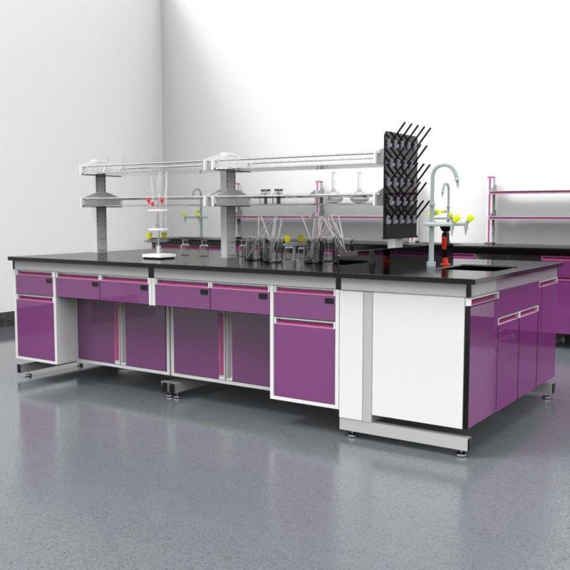 Factory Hot Sell Bio Steel Horizontal Laminar Flow Lab Clean Bench, High Quality & Best Price Physical Steel Lab Island Furniture/