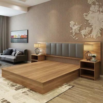 Custom Hotel Luxury Antique Bed Frame Bedroom Wooden Furniture