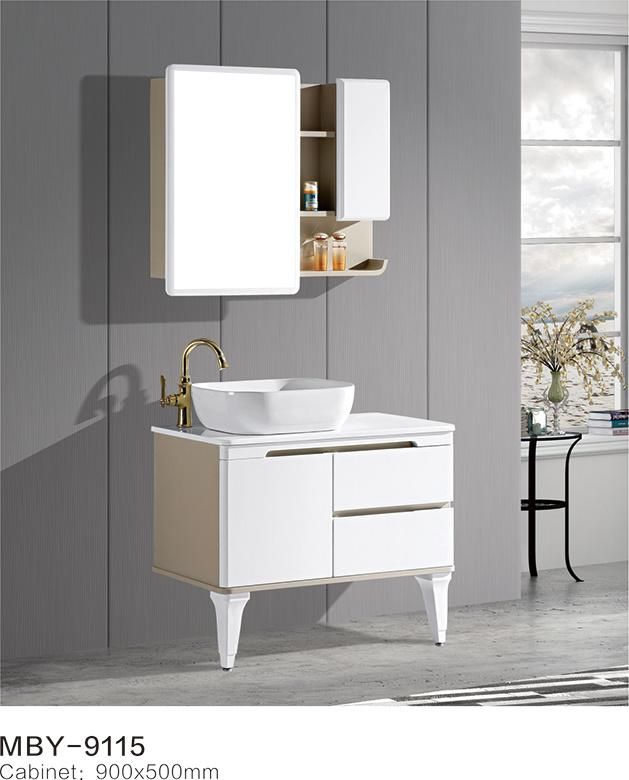 15mm PVC Bathroom Cabinet with Floor Model