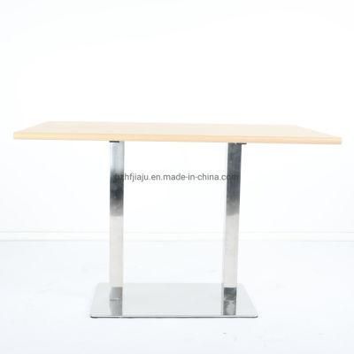 Cheap Modern Stainless Steel Dining Table
