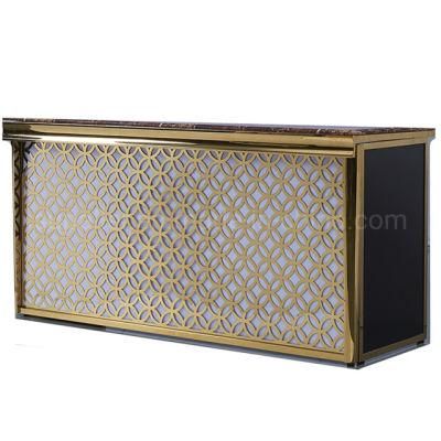 Metal Wire Gold Factory Sell Portable Bar Counter
