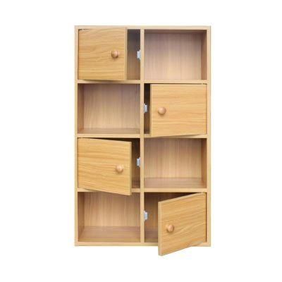 Modern Multifunction Children Wooden Bookcase