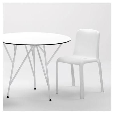 Custom Rectangle Light Grey Phenolic Table for Coffee Shop