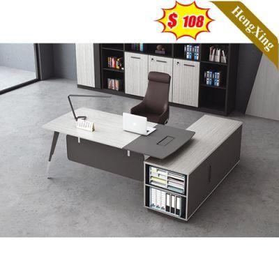 Made in China Melamine Office Furniture Table Cabinet Set Metal Office Desk