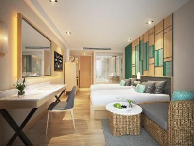 Chinese Customized Luxury 5 Stars Hotel Bedroom Furniture Sets / Villa Furniture (HP-HBF-89)