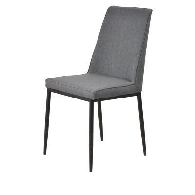 China Factory Modern High Quality Custom Metal Leg Fabric Dining Room Chair