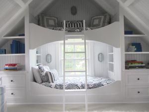 Space Saving Bedroom Furniture Stable Kids` Bed Safe Loft Bed