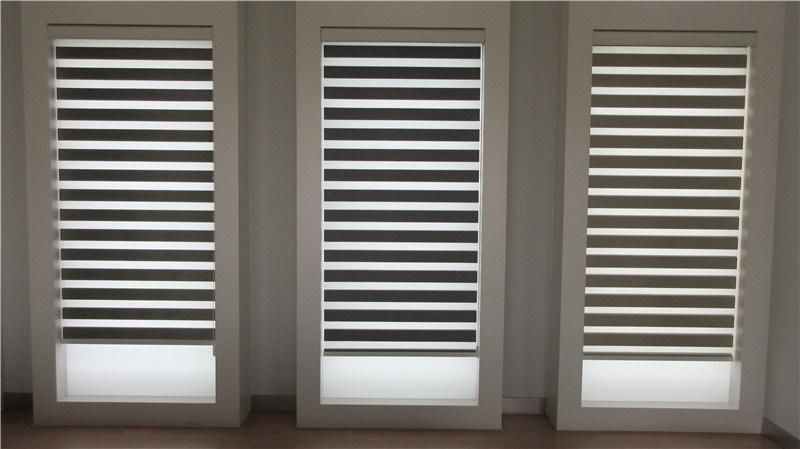 New Design Window Zebra Blinds with Dust Cover Inside Mount