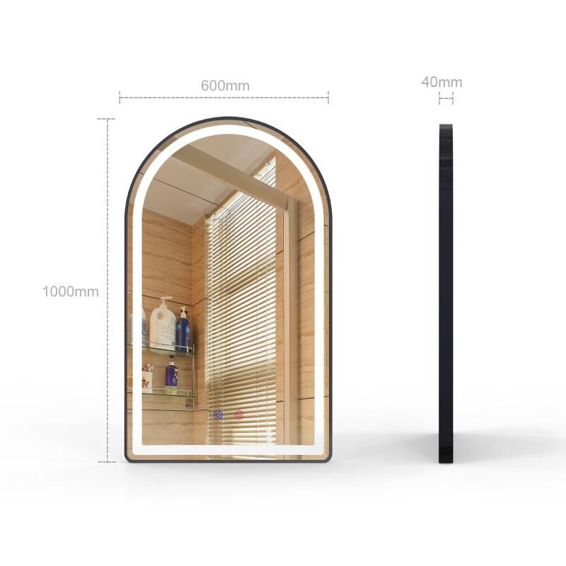 Home LED Light Mirror Customized Anti-Fog Bathroom Mirror