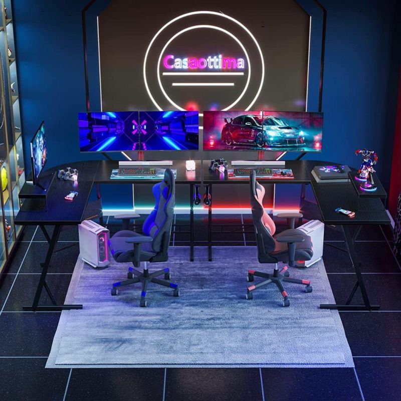 Gaming Desk Computer Desk Writing Desk Office Desk Student PC Desk Extra Large Modern Ergonomic Racing Style Table Workstation