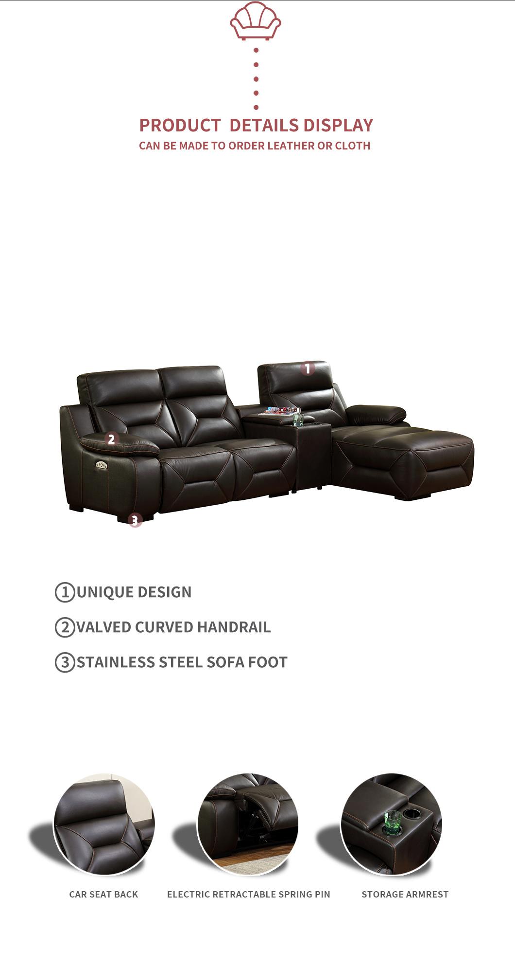 2022 Hot Sale Functional Recliner Sofa Living Room Furniture