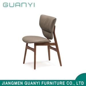 2019 Hot Sale Modern Wooden PU Leather Restaurant Chair