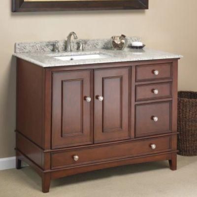 Floating Vanity Bathroom Vanity Cabinet with Sink Solid Wood