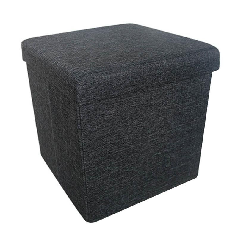 Customized Modern Hot Sell Foldable Storage Linen Ottoman