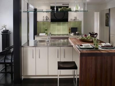 Free 3D Customized High Gloss White Flat Panel Cheap Modular Design PVC Modern Kitchen Cabinets