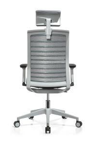 Brand Mesh Metal Ergonomic Swivel Chair with Adjustable Headrest