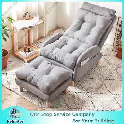 Apartment Nordic Design Comfy Fabric Sofa Leisure Chairs Reading Sofa Couch Pleasant Sofa Body Fit Cushion