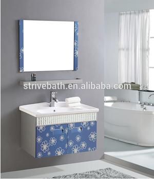China Factory Wholesale High Quality Stainless Steel Bathroom Vanity Home Bathroom Cabinet