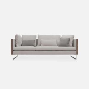 Hot Sale Modern Wooden Frame Lounge Sofa Metal Legs Sofa Hotel Furniture