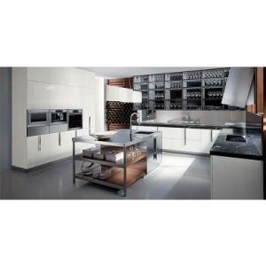 Customized High Quality Gray Laminate Kitchen Cabinets Furniture