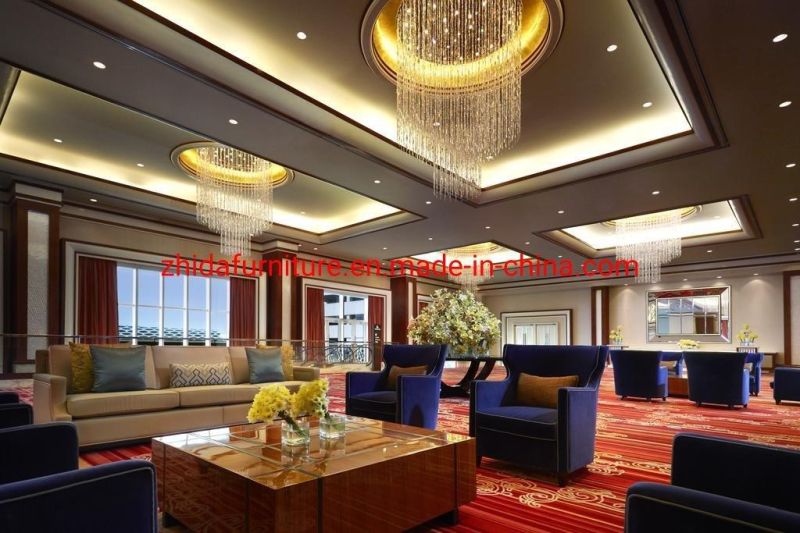 5 Star Hotel Lobby Upholstery Fabric Sofa Living Room Furniture