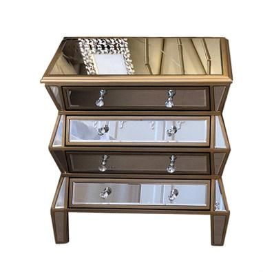 European Style Multi-Functional Storage Cabinet Mirrored Furniture for Hotel