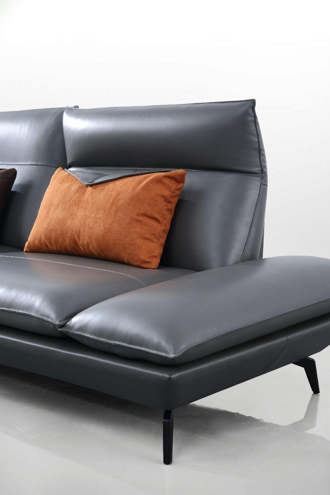 Modern Home Furniture Sofa Set Corner Sofa Leather Sofa for Living Room GS9029