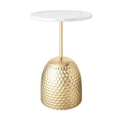 Wholesale Home Living Room Furniture Marble Top Round Table Side Table Tea Table for Cafe