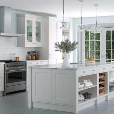 Solid Wood Modern Design Shaker Us Australia White Kitchen Furniture Darlia Kitchen Cabinets