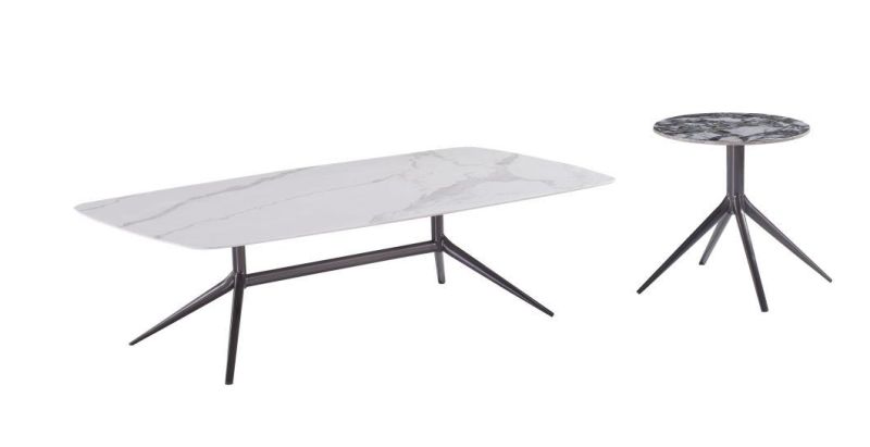 Cj-348ab Ceramic Coffee Table/Wooden Coffee Table /Ceramic Side Table/Home Furniture/Hotel Furniture