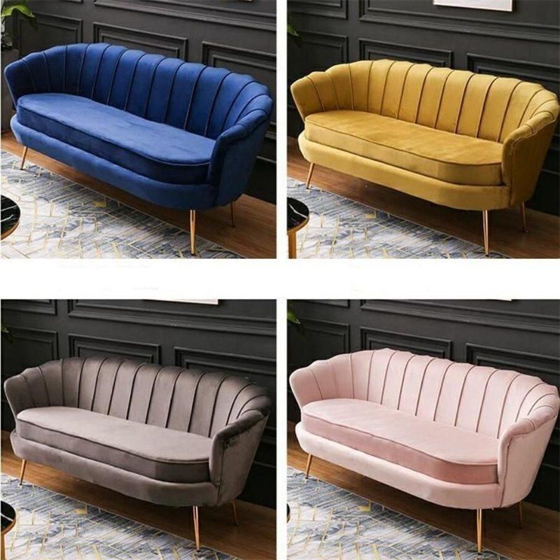 Modern Elegant Commercial PU Leather Cassette Golden Metal Sofa Hotel Chair Wooden Sex Sofa Chair Luxury China Factory Accent Chairs Furniture