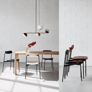 Nordic Modern Home Metal Dining Restaurant Furniture Chair