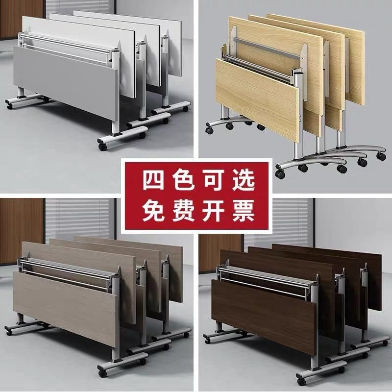 Modern Cheap Office Desk Metal Legs Folding Computer Table for Two People