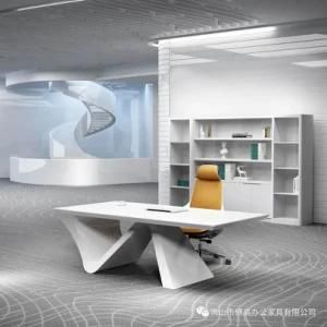 Modern Furniture Design Cheap MDF White Customized Manager Desk