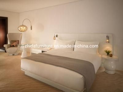 Customized 5 Star Modern Luxury Fabric Hotel Bedroom Furniture Set