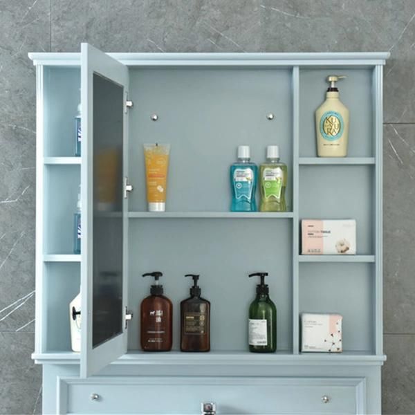 Wood MDF Bathroom Vanity Country House Style Furniture Bathroom Cabinet