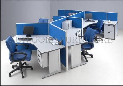 Modern Wave Workstations Muti Person S Office Cabin Partition (SZ-WS546)