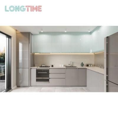 Custom Melamine Finish Modern Style Cabinet Furniture Shaker White Kitchen Cabinet