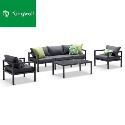 Wholesale Modern Style Aluminum Frame Furniture Outdoor Sofa for Home Hotel Garden Patio