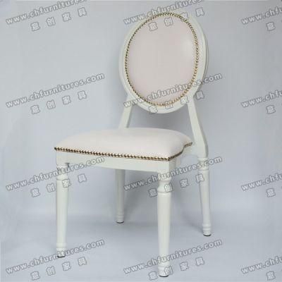 Yc-D07rental White Aluminum Modern Hotel Furniture Banquet Event Louis Wedding Chairs