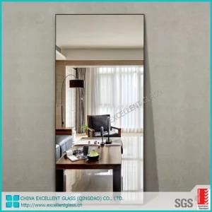 Rectangle Cheap 5mm Standing Dressing Mirror Modern Frameless Wall Mirror