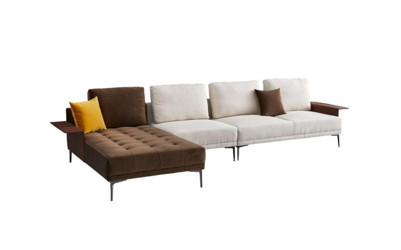 Home Furniture Modern Design Modular L Shape Corner Fabric Sofa