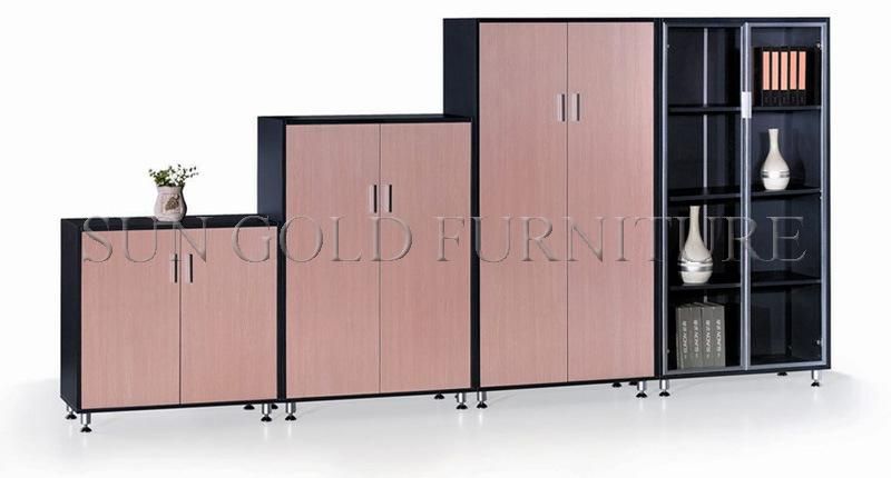 White Melamine Board Wooden Filing Cabinets (SZ-FC057)