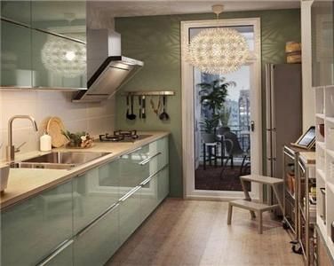 Modern Warm Design High End Glossy PVC Kitchen Cabinet