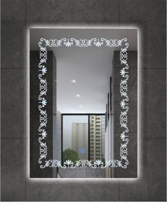 Modern Design Frameless LED Back-Lit Bathroom Mirror Touch Screen