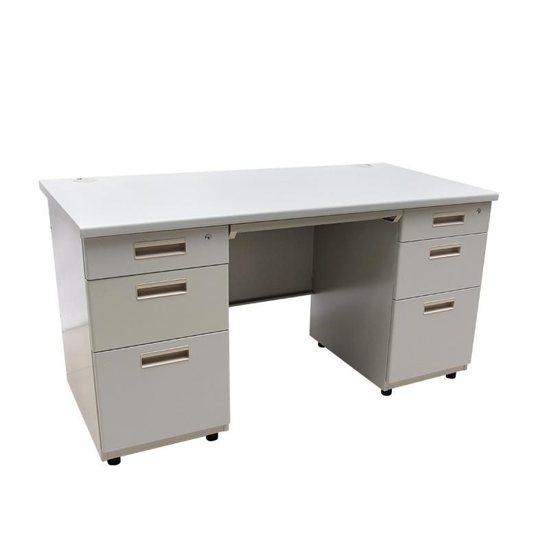 Medium Duty Office Table with 6 Drawers